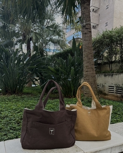 BOLSA TRANCOSO MARROM/ CRU - comprar online