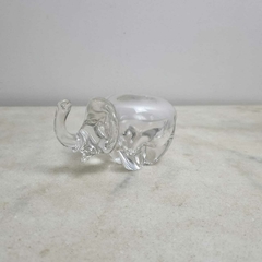 Decorativo Elefante em vidro. - Kombina Antiguidades – Tesouros Raros e Peças de Colecionador