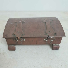 Baú de cobre para joias/decoração - Kombina Antiguidades – Tesouros Raros e Peças de Colecionador