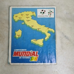 Imagem do Album completo da Copa do Mundo de 1990.