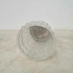 Antigo açucareiro em vidro com tampa em metal - Kombina Antiguidades – Tesouros Raros e Peças de Colecionador