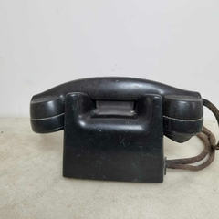 Antigo telefone em baquelite da Ericsson, fio de pano, anos 40, em perfeito estado - loja online