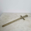 Espada em bronze com 45 cm,