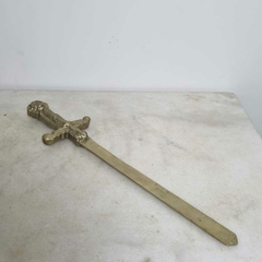 Espada em bronze com 45 cm, - comprar online