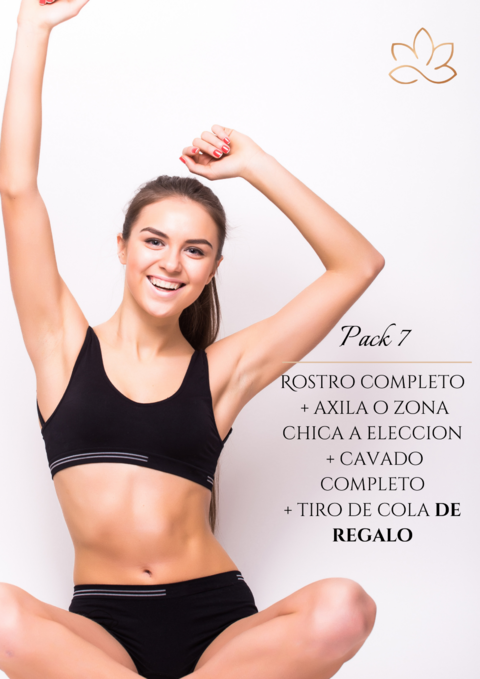 PACK 7 Depilacion definitiva 6 Sesiones