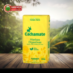 YERBA MATE CACHAMATE AMARILLO HIERBAS DIGESTIVAS 500GR.