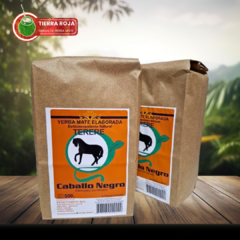 YERBA MATE CABALLO NEGRO CANCHADA TERERÉ 500GR.