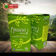 YERBA MATE PAUSA NATURAL COMPUESTA CON HIERBAS 500GR.