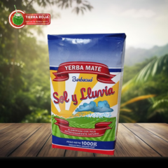 YERBA MATE SOL Y LLUVIA BARBACUÁ 1KG