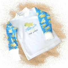 Remera UV50+ Dino Surf