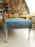 Mantel Tusor Azul con Block Print + Servilletas - tienda online