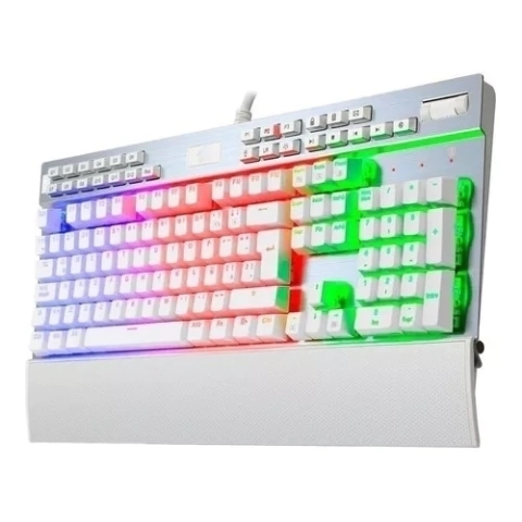 TECLADOS REDRAGON YAMA PURPLE SWITCH ESPAÑOL K550-1-SP BLANCO