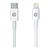 Cable usb-c 2.0 blanco con entrada USB Tipo C salida Lightning SIN CAJA - comprar online