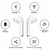Auriculares Bluetooth Inalambrico I7s Blanco