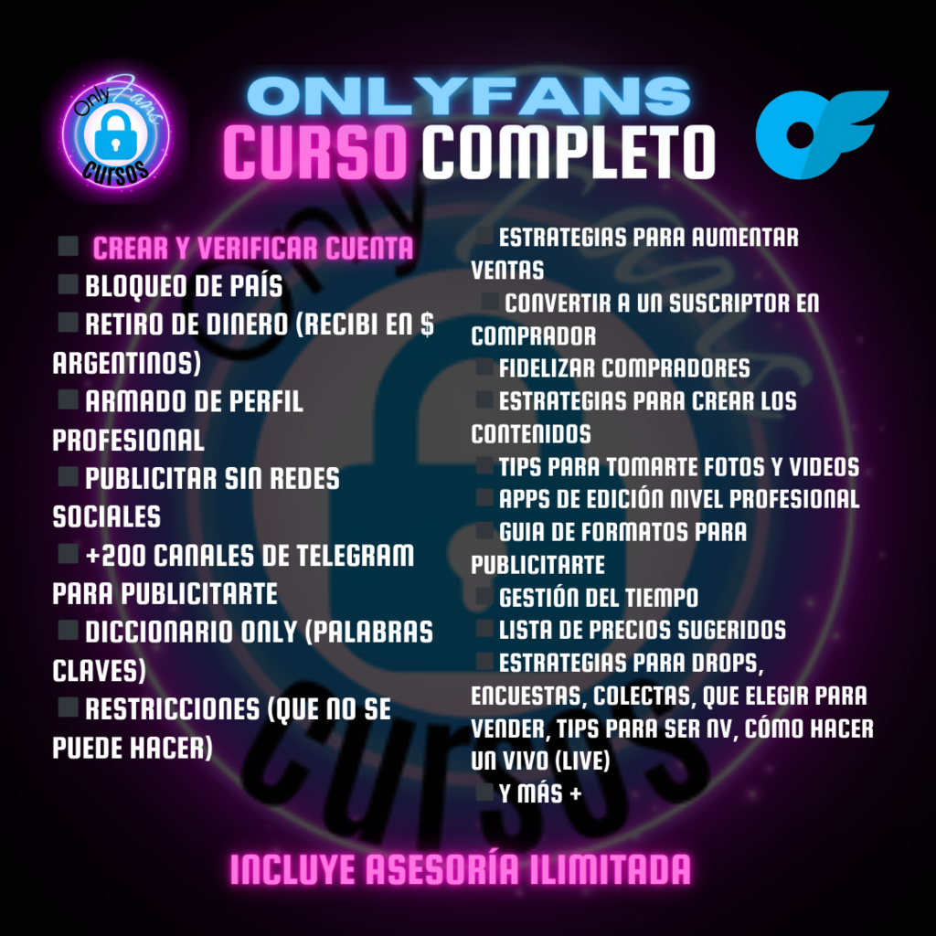 ONLYFANS CURSO COMPLETO - Comprar en Cursos Only Fans