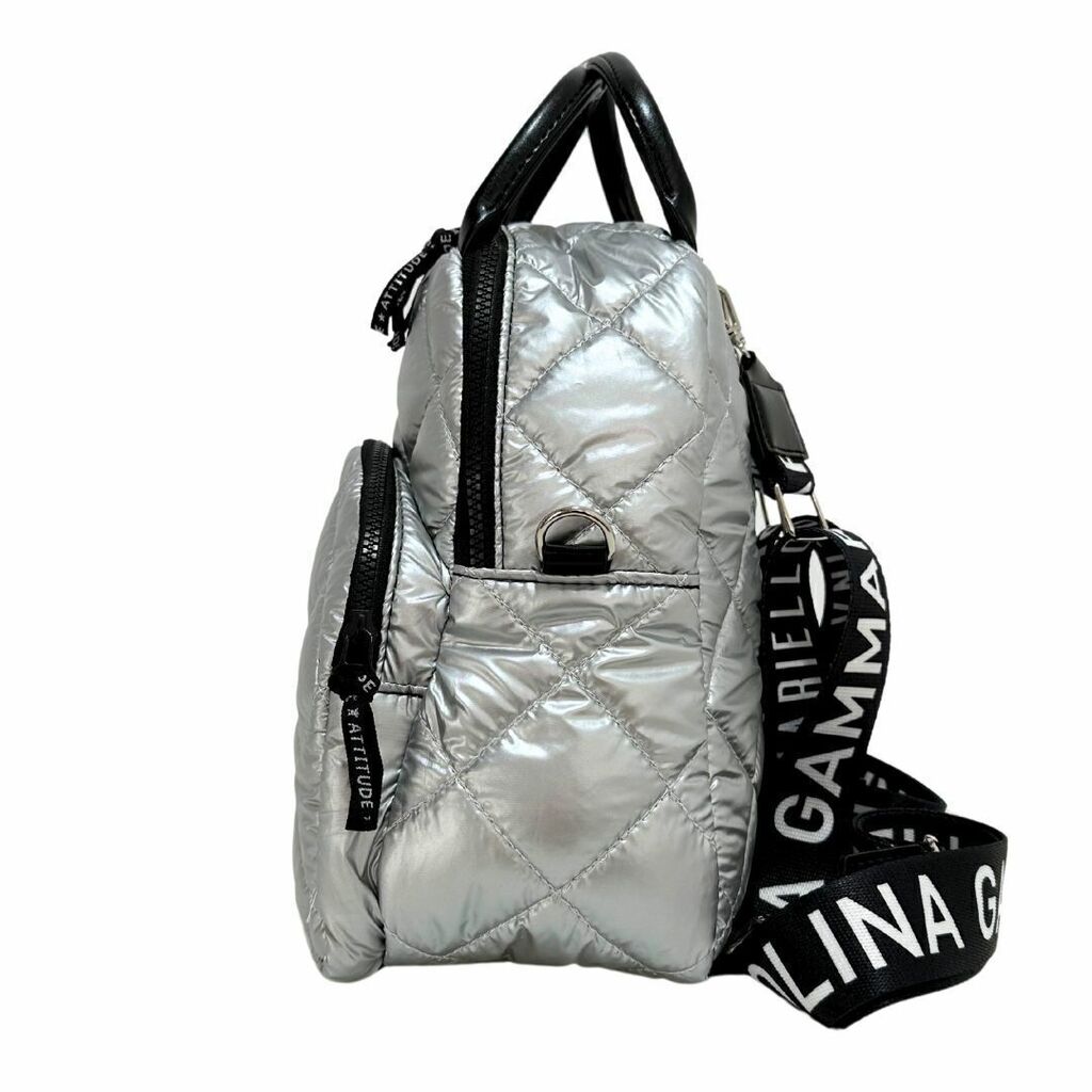 Mochila Nicole Silver CG Buy in Carolina Gammariello