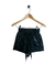 Short cuerina negro Bershka talle XS