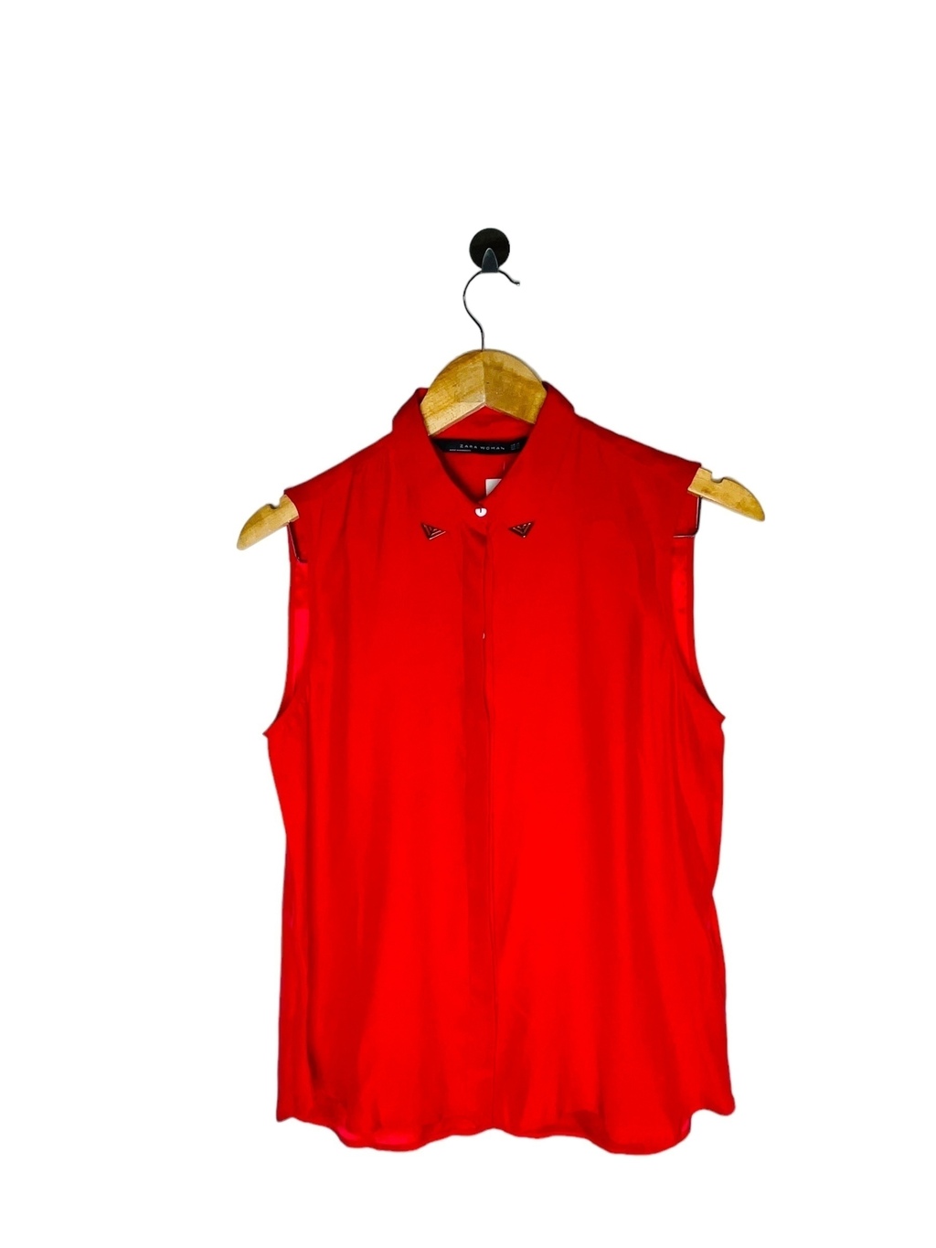 Camisa roja de Zara Talle XS Theblackhangerr