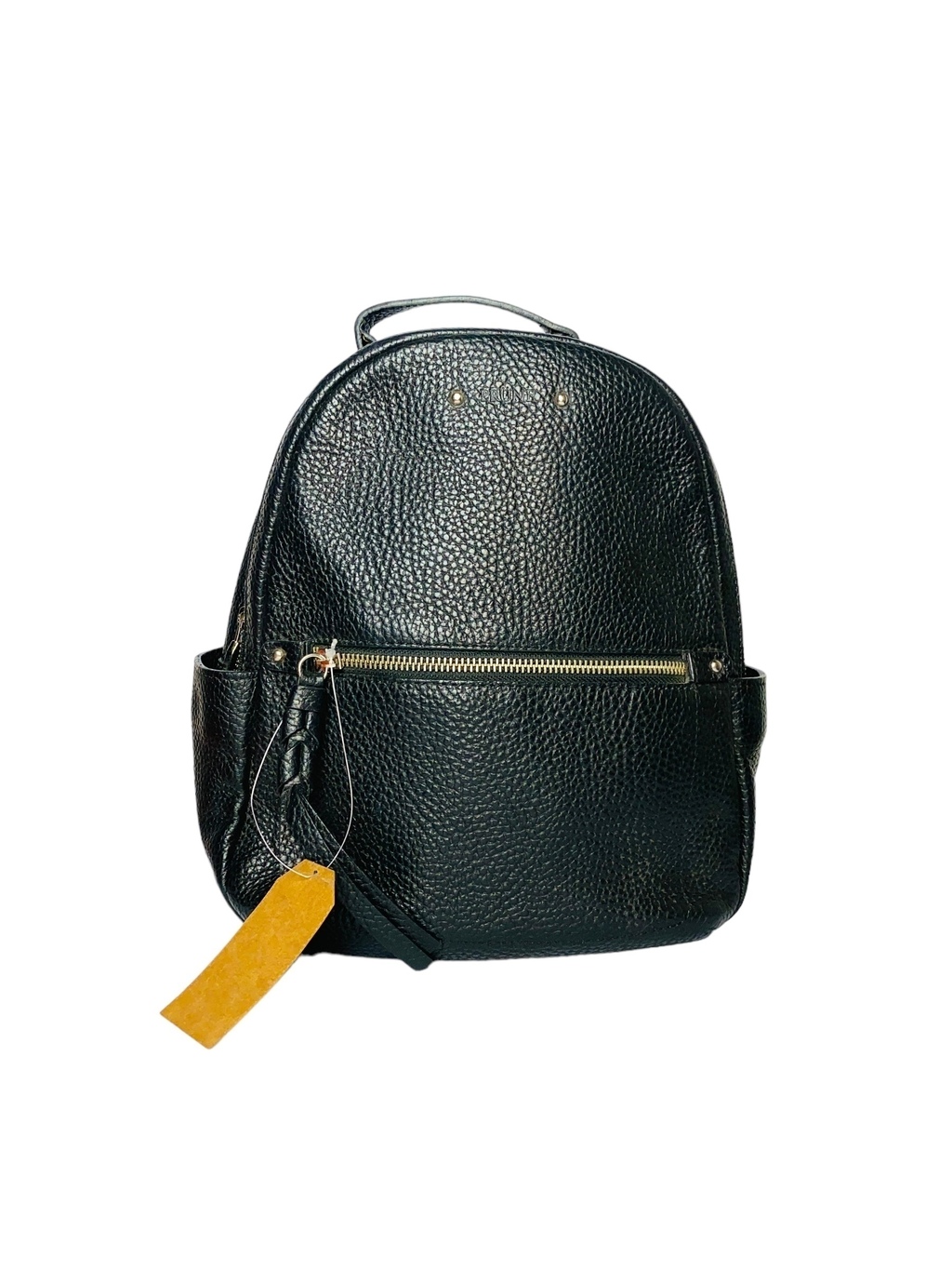 Mochila negra de cuero de Prune Theblackhangerr