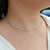 Colar Choker Rígida Zig Zag Lisa Nara Banho Ródio Branco - Trelori Joias