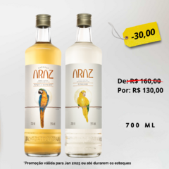 PROMOÇÃO | Araz Maçã e Gengibre + Araz Gengibre 700 mL - Cachaça mista