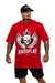 Camiseta Oversized Hardplay Team Skull Vermelha na internet