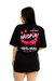 Camiseta Oversized Hardplay Smile Preta - comprar online