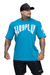 Camiseta Oversized Hardplay Hard Justice Azul na internet