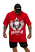 Camiseta Oversized Hardplay Team Skull Vermelha - Hardplay