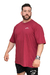Camiseta Oversized Hardplay Street Fitness Vinho na internet