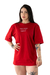 Camiseta Oversized Hardplay Make It Happen Vermelha - loja online