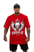 Camiseta Oversized Hardplay Team Skull Vermelha