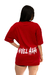 Camiseta Oversized Hardplay Nível Hard Vermelha