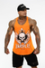 Regata Bodybuilder Hardplay Team Skull Laranja - comprar online