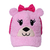 BONÉ BEBE URSO PELUCIA ROSA