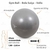 BOLA SUÍÇA PARA PILATES E YOGA GYM BALL COM BOMBA 75CM VOLLO - Productmed Comercio e Serviços