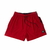 Short Masculino Liso Elastano Vermelho