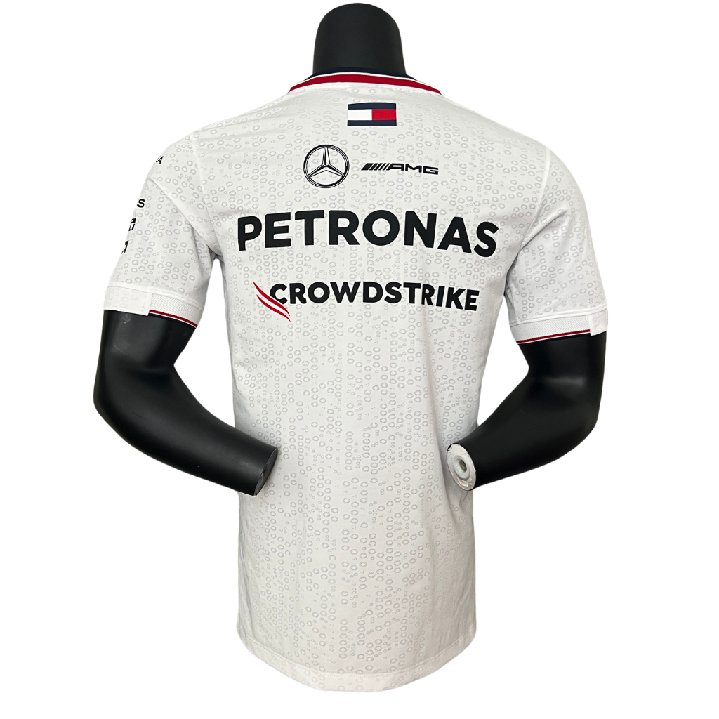 Camisa Mercedes AMG Petronas Team 2024 Branca