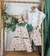 Kit Irmãos Camisa Social ou Body Branca Bermuda Esporte Fino Gravata Borboleta e Suspensório Natal Bosque dos Sonhos Bata ou Body Menina Verde Oliva Vestido Trapézio e Laço Natal Bosque dos Sonhos Índigo Trend