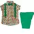 Conjunto Camisa Social ou Body Oslo Safári Calça Casual Gravata Borboleta e Suspensório Verde Bandeira Índigo Trend