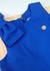 Vestido Trapézio Azul Royal com Laço Infantil Bebê Índigo Trend - comprar online