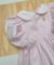 Vestido Princesa Com Manga Bufante Rosa Bebê Nome Bordado Personalizado Infantil Bebê Índigo Trend - comprar online