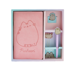 Set Oficina Mooving Maw Pusheen Libreta + Boligrafo + Clip