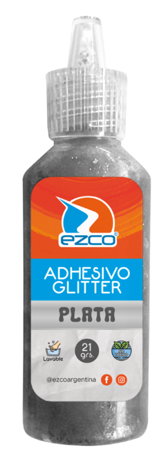 Adhesivo Ezco con Glitter / Brillo 21 grs