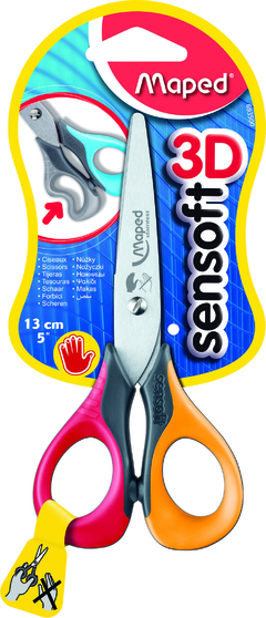 Tijera Maped Sensoft P/ Zurdos 13 cm