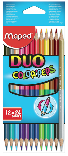 Lapices Maped Duo de Colores