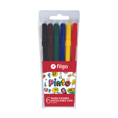 Marcador Filgo Pinto 2210 De Colores Pack X6