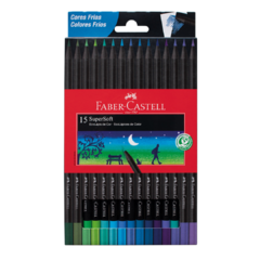 Lapices Faber Castell de colores SUPERSOFT x 12 / 15 / 24 / 50 / 100 u - comprar online