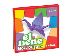 Block El Nene Origami Colores Surtidos 15X15 CM X24 Hjs