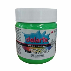 Pintura Acrilica Delarte Fluo 260 cc - Libreria Constitucion Minorista